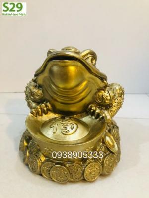 Thiềm thừ ôm chữ phúc cao 15cm