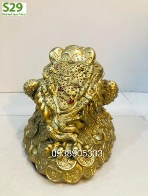 Thiềm thừ ôm chữ phúc cao 15cm