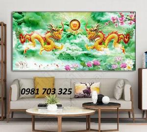 Gạch tranh 3D Song Long