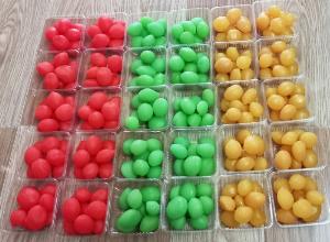 Hủ 500gr Đào tươi giòn tam sắc chua ngọt tự nhiên - Food by Mama