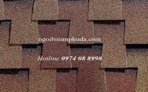 Tấm lợp bitum rắc đá màu sắc tự nhiên