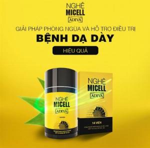 Tinh Nghệ Nano Micell Adiva - Hộp 14 Viên