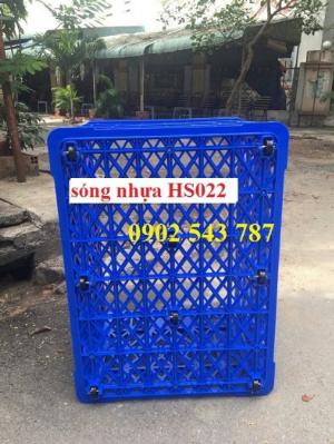 Sọt nhựa hở có bánh xe
