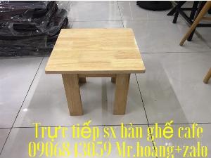 Bàn ghế đẩu gỗ giá tốt tại xưởng- nội thất Nguyễn hoàng