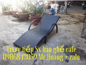 Ghế nhựa giả mây hồ bơi - nội thất Nguyễn hoàng