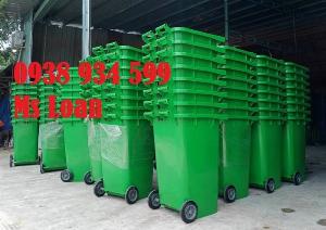 Thùng rác công cộng 240 lít giá rẻ tại Sài Gòn