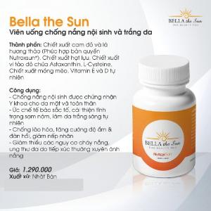 Viên Uống Chống Nắng Nội Sinh Và Trắng Da Bella The Sun Nhật Bản