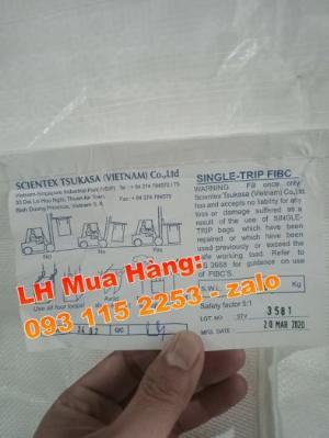Bao jumbo 1 tấn đựng lúa gạo, Bao jumbo ủ chua thức ăn chăn nuôi