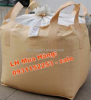 Bao jumbo 1 tấn đựng lúa gạo, Bao jumbo ủ chua thức ăn chăn nuôi