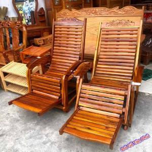 Ghế gỗ lười thư giãn