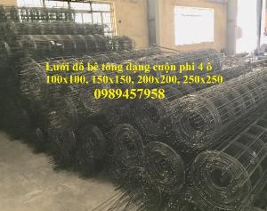 Chuyên Lưới thép đổ sàn bê tông chống nứt D4 150*150, Lưới thép D4 200x200 mới