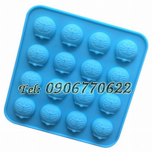 Khuôn silicon vĩ 16 hình Doremon – Mã số 360