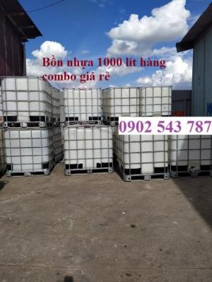 Tank nhựa 1000 lít hàng combo giá rẻ