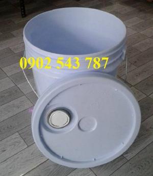 Thùng nhựa 20 lít ,xô nhựa 20 lít có nắp chiết rót