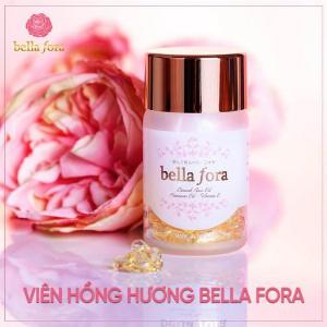 Viên Uống Thơm Tự Thân Và Nội Tiết Tố Nữ Trắng Da Chống Lão Hóa Bella Fora Nhật Bản