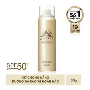 Xịt Chống Nắng Dưỡng Da Anessa Perfect UV Sunscreen Skincare Spray SPF 50+ PA++++ 60g