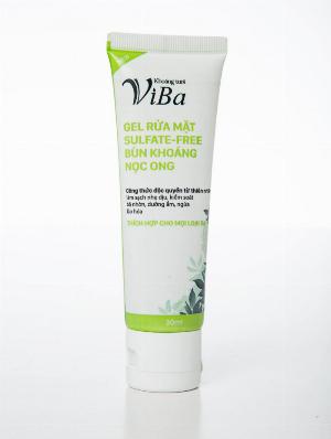 Gel rửa mặt khoáng tươi Viba  Sulfate-Free 100 ml