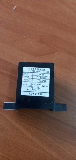 Rectifier for Hoist SR-60 , Điốt thắng từ SR-60, Bộ cấp nguồn cho phanh từ SR-60