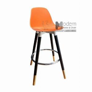 Ghế đảo bếp cao 65cm thân nhựa có nệm chân sắt ống đồng