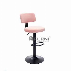 Ghế quầy bar chân sắt sơn đen nệm nhung tăng giảm CB2268A-F giá rẻ TpHCM