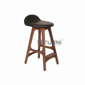Ghế đảo bếp chân gỗ nệm da cao 65 cm ERIK BUCH-65P đẹp giá rẻ TpHCM