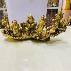 Tượng bát tiên bằng đồng dài 30cm