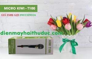 Micro có dây Kiwi T100 chính hãng 100% giá bán  tốt tại Điện Máy Hải