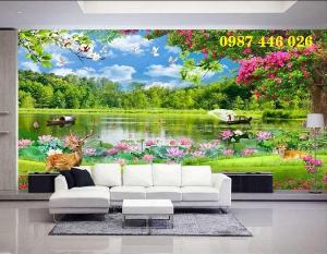 Gạch tranh phong cảnh phong thủy HP611
