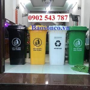 Thùng rác chất lượng tốt 240 lít công cộng