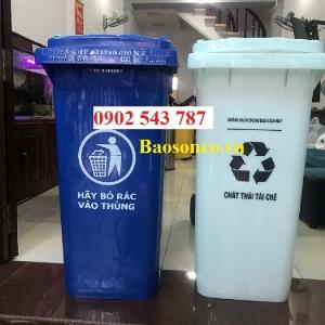 Thùng rác chất lượng tốt 240 lít công cộng