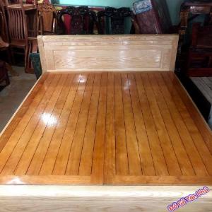 Giường ngủ gỗ sồi ngăn kéo