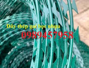 Dây kẽm gai hình tròn chống trộm, Dây thép gai hình cầu, Dây thép hình lưỡi dao