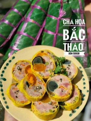 CHẢ HOA TRỨNG MUỐI mĩx trung bác thảo 500gram