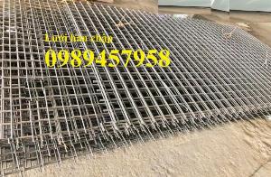 Lưới hàn chập phi 5 ô 50x150, 50x200, 100x250, 150x150, 200x200, 250x250, 300x300 hàng đen