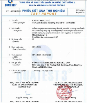 Khẩu trang y tế sỉ 4 lớp màu xanh nguyên thùng