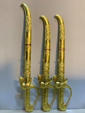 Kiếm phong thuỷ bằng đồng cao 62cm
