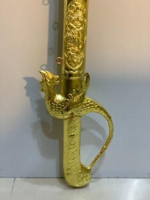 Kiếm phong thuỷ bằng đồng cao 62cm
