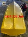 Thuyền nhựa câu cá cho 2-3 người, xuồng composite chở 4-6 người gắn động cơ