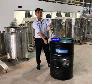 Máy khuấy khí nén kẹp miệng thùng phuy sắt 200 lít