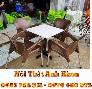 Bàn ghế cafe nhựa nữ hoàng giá rẻ