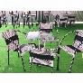 Bộ bàn ghế cafe sân vườn nhựa giả mây