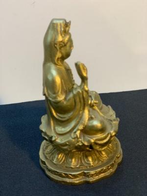Tượng quan thế âm để xe oto cao 10cm