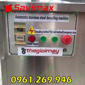 Máy đánh vảy cá rô phi vỏ inox, 5 lô đánh vẩy Savimax DVC2021