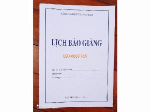 Lịch báo giảng cấp 2, cấp 3