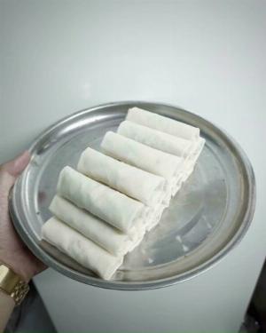 Chả giò tôm thịt mix trứng muối bắc thảo