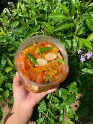 Mắm tép trộn đủ đủ