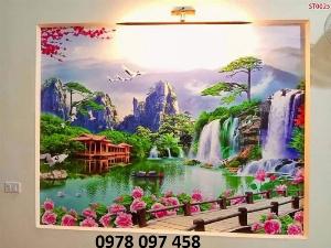 Tranh gạch - tranh phong cảnh đẹp 3D