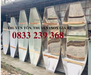 Chuyên thuyền tôn 3m, 2,5m, Thuyền inox có sẵn tại Hà Nội