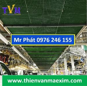 Tấm frp grating cách nhiệt, cách điện, kháng hóa chất