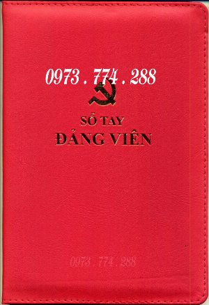 Sổ tay Đảng viên, in theo yêu cầu